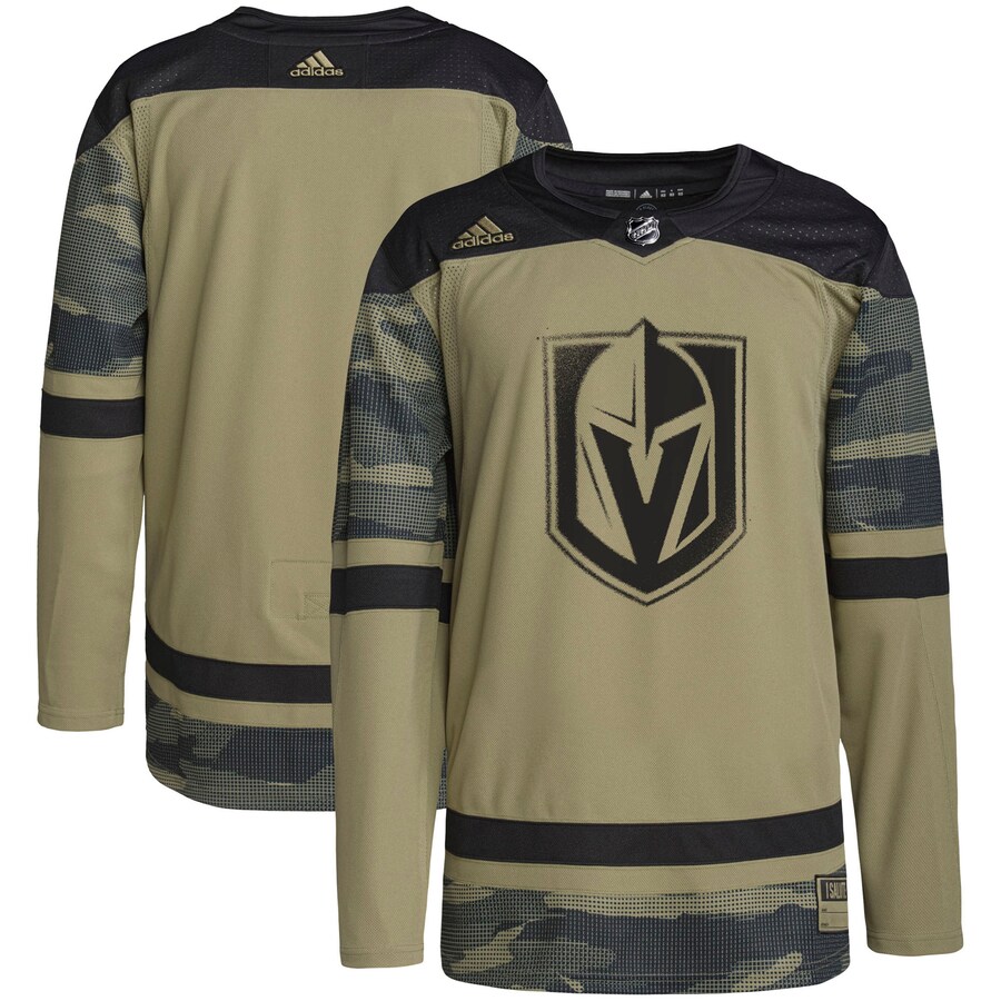 Men's Vegas Golden Knights adidas Camo Military Appreciation Team Authentic Practice Jersey - Jersey