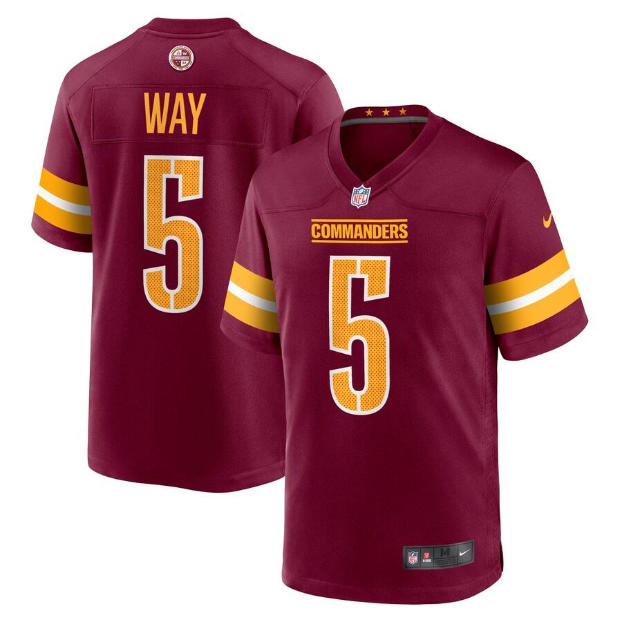 Men's Washington Commanders Tress Way Nike  Burgundy  Game Jersey - Jersey