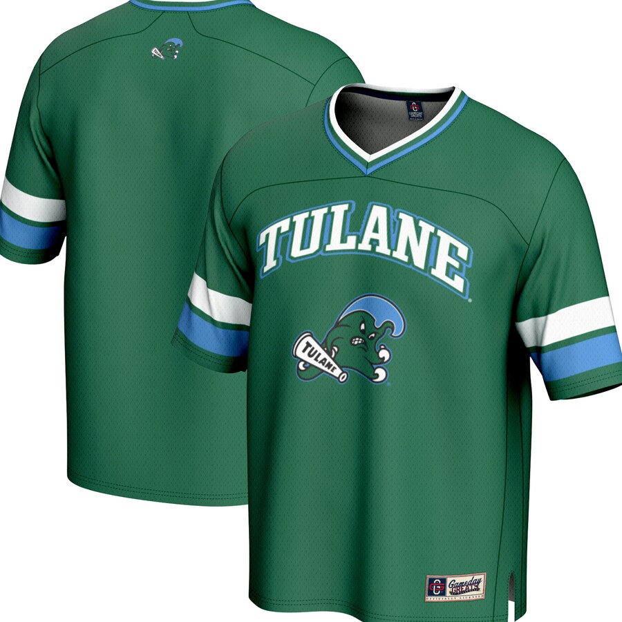 Men's GameDay Greats Green Tulane Green Wave Spirit Football Jersey - Jersey