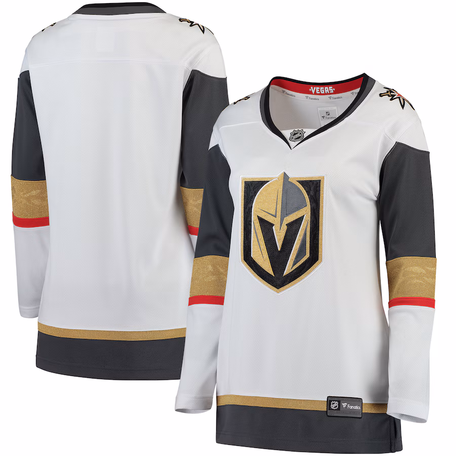 Women's Vegas Golden Knights Fanatics White Away Breakaway Jersey - Jersey