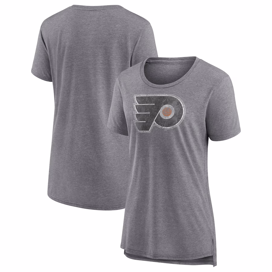 Women's Philadelphia Flyers Fanatics Heather Gray Special Edition 2.0 Modern T-Shirt - Jersey