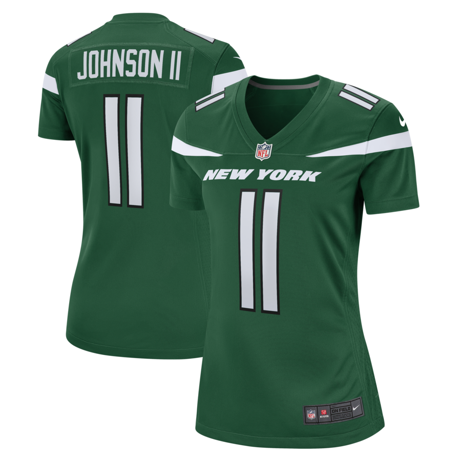 Women's New York Jets Jermaine Johnson II Nike Gotham Green Game Jersey - Jersey