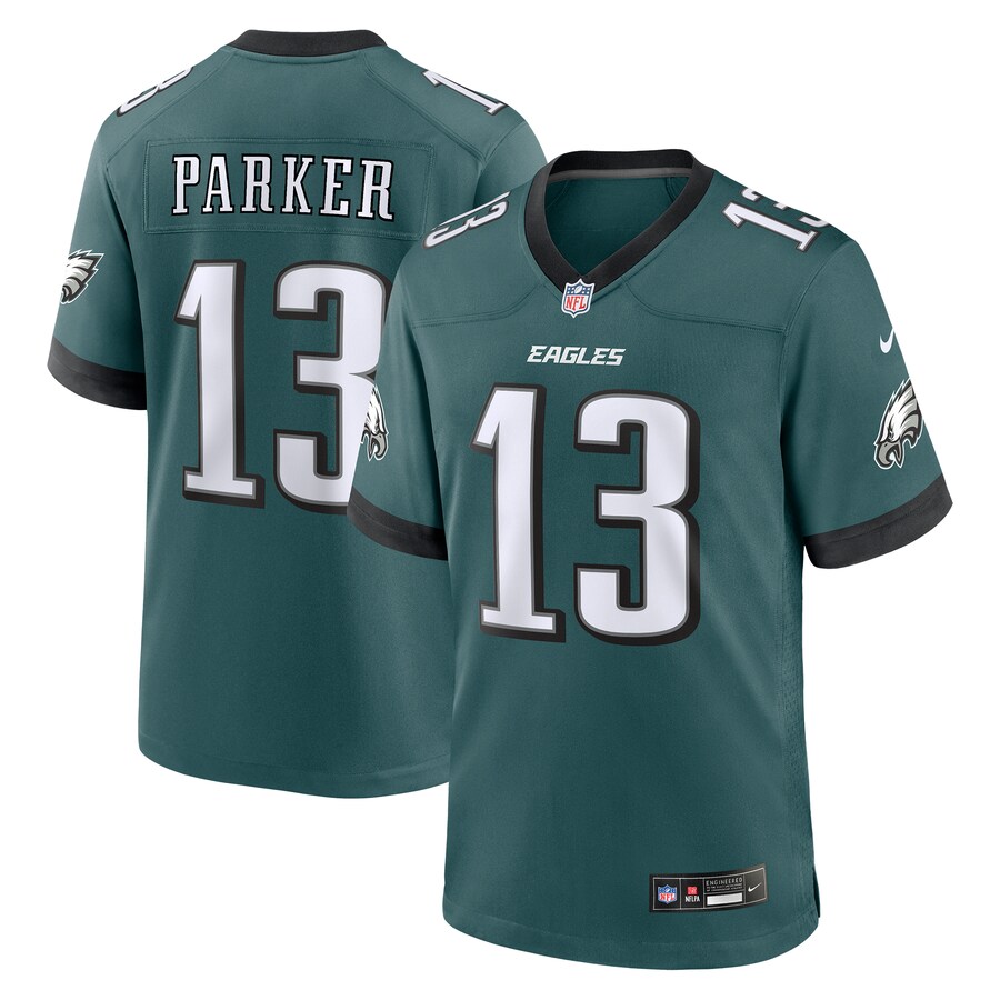Men's Philadelphia Eagles DeVante Parker Nike Midnight Green  Game Jersey - Jersey