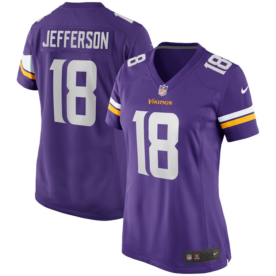Women's Minnesota Vikings Justin Jefferson Nike Purple Game Jersey - Jersey