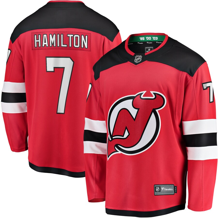 Youth New Jersey Devils Dougie Hamilton Fanatics Branded Red Breakaway Player Jersey - Jersey