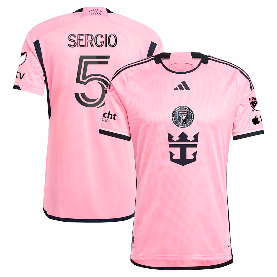 Men's Inter Miami CF Sergio Busquets adidas Pink 2024 2getherness Authentic Player Jersey - Jersey
