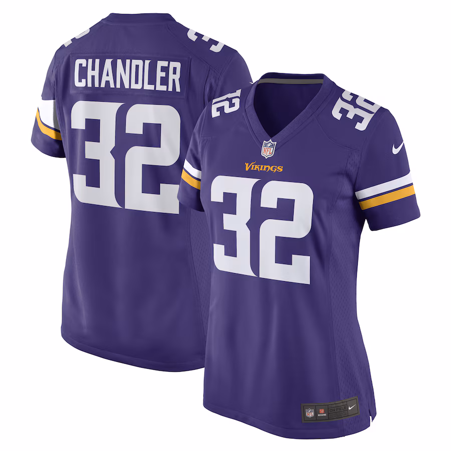 Women's Minnesota Vikings Ty Chandler Nike Purple Game Player Jersey - Jersey
