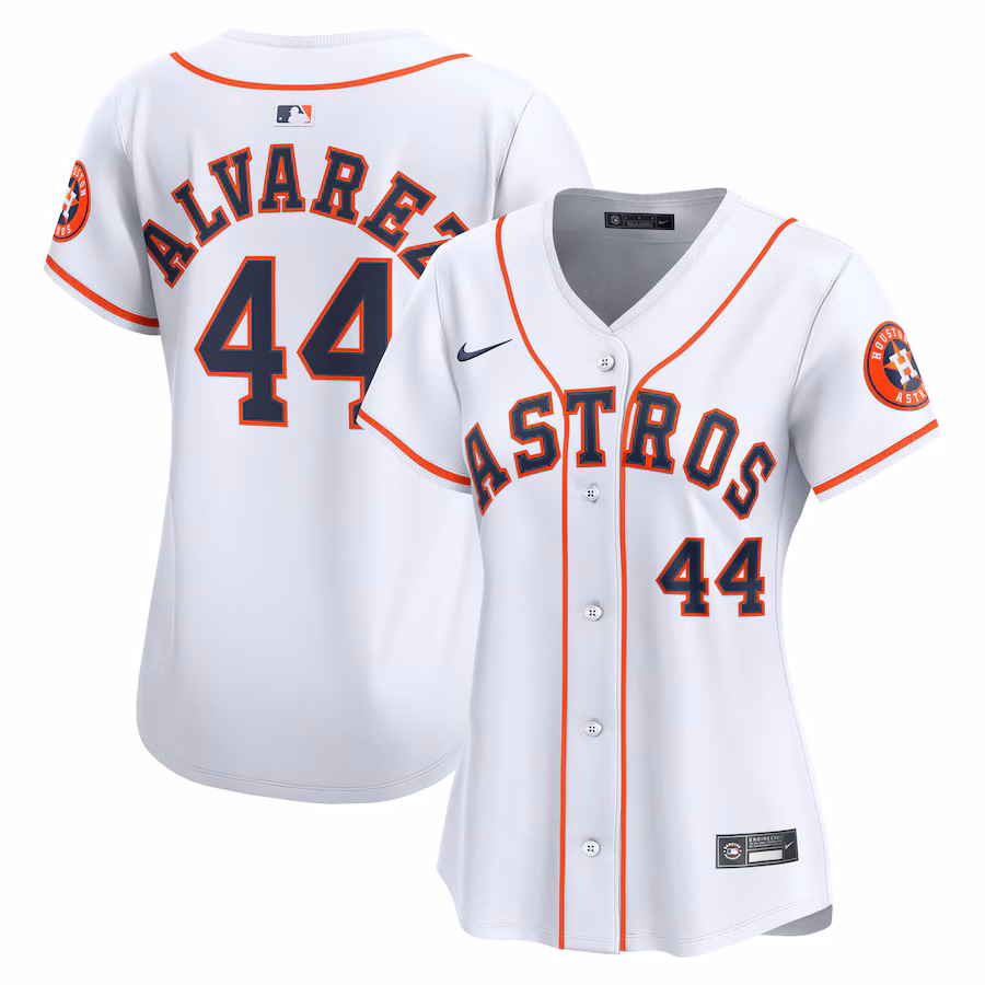 Women's Houston Astros Yordan Alvarez Nike White Home Limited Jersey - Jersey
