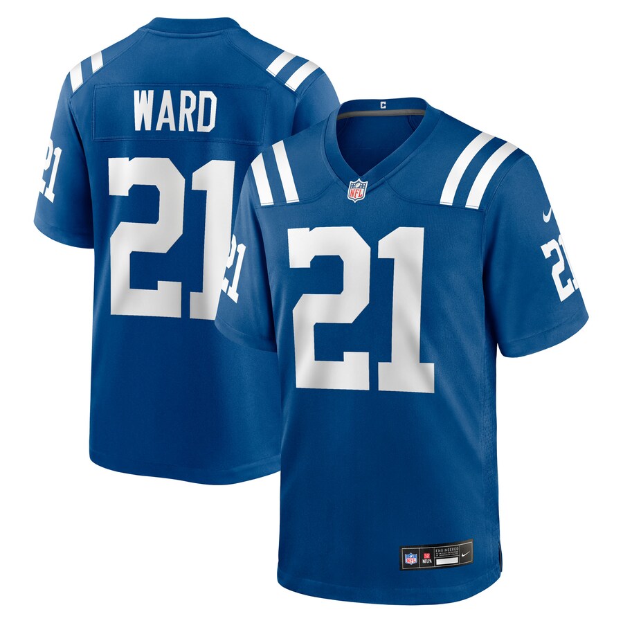 Men's Indianapolis Colts Charvarius Ward Nike Royal Team Game Jersey - Jersey