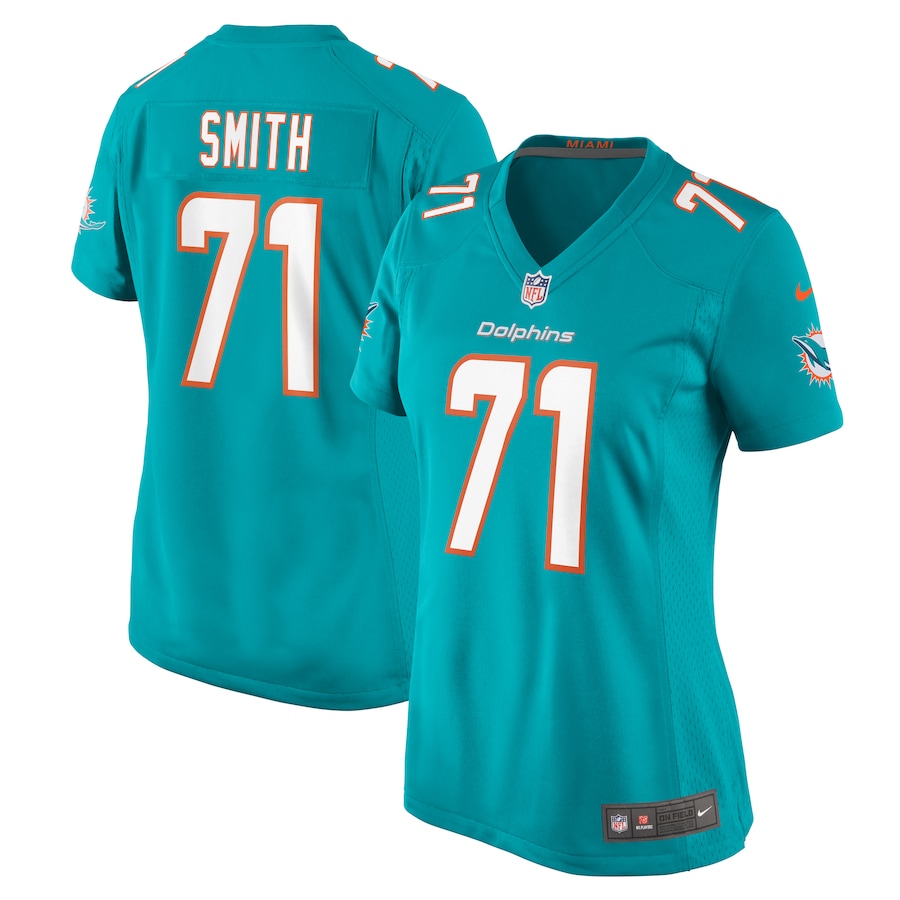 Women's Miami Dolphins Kion Smith Nike Aqua Game Jersey - Jersey