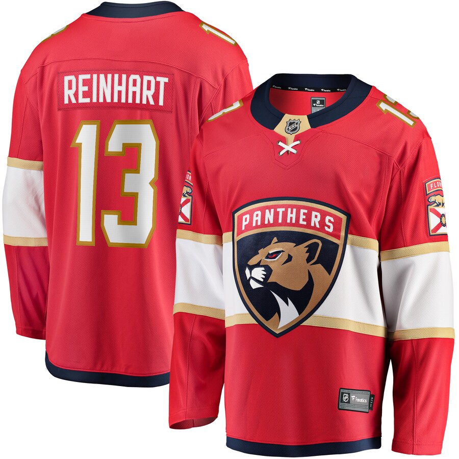 Men's Florida Panthers Sam Reinhart Fanatics Branded Red Breakaway Player Jersey - Jersey