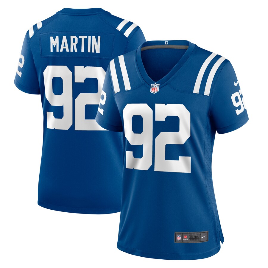 Women's Indianapolis Colts Jacob Martin Nike  Royal Team Game Jersey - Jersey