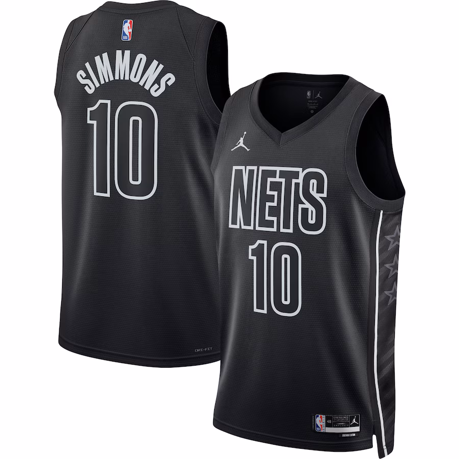 Unisex Brooklyn Nets Ben Simmons Jordan Brand Black Swingman Jersey - Statement Edition - Jersey