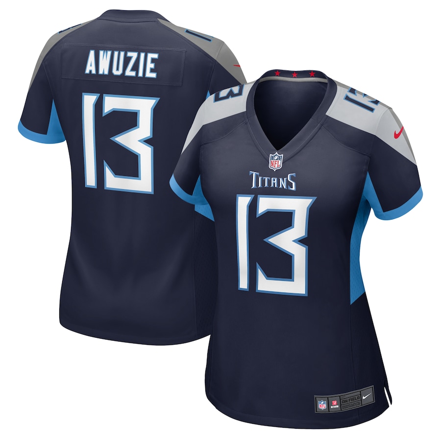 Women's Tennessee Titans Chidobe Awuzie Nike Navy Game Jersey - Jersey