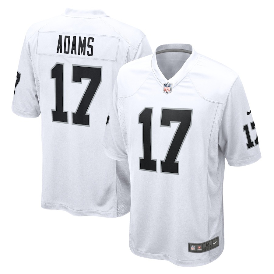 Men's Las Vegas Raiders Davante Adams Nike White Game Jersey - Jersey