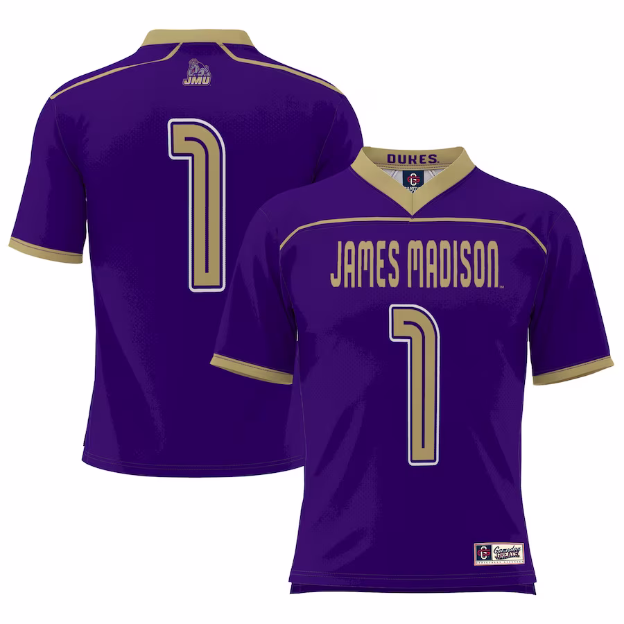 James Madison Dukes GameDay Greats #1 Lightweight Lacrosse Jersey - Purple - Jersey