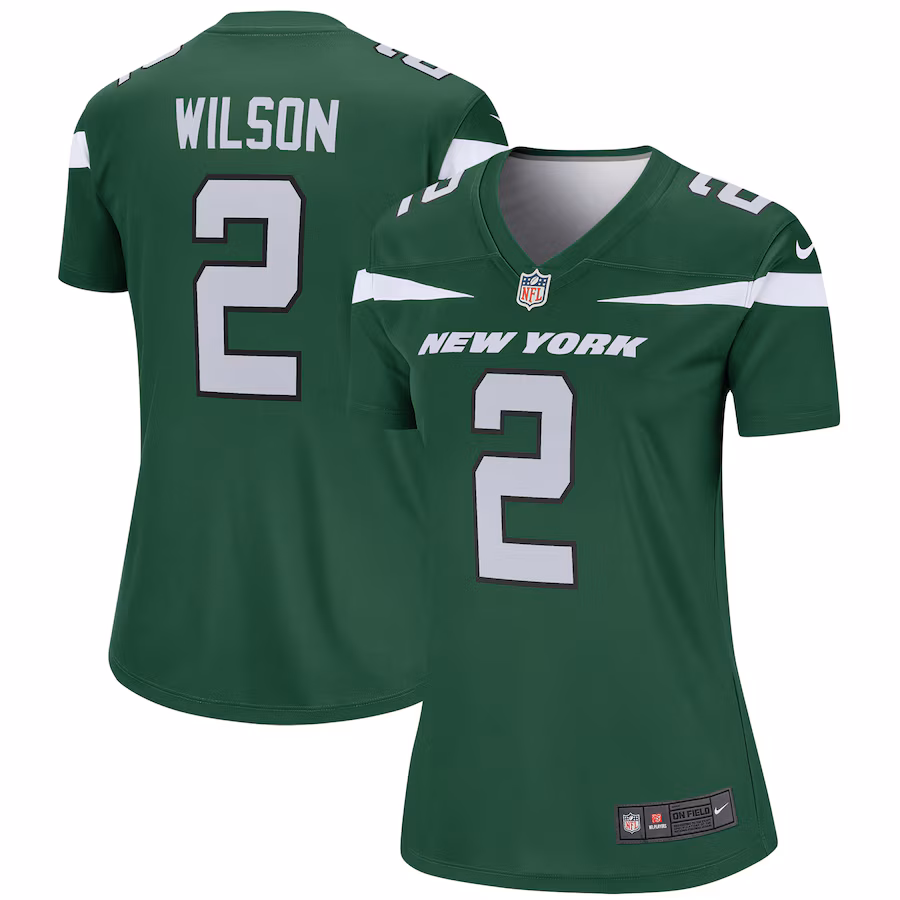 Women's New York Jets Zach Wilson Nike Gotham Green Legend Jersey - Jersey