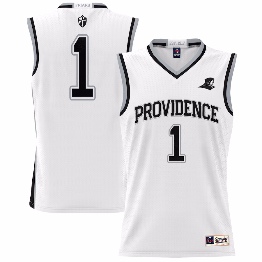 #1 Providence Friars GameDay Greats Youth Lightweight Basketball Jersey - White - Jersey
