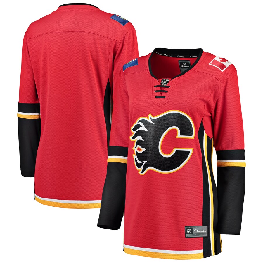 Women's Calgary Flames Fanatics Branded Red/Black Premier Breakaway Alternate Jersey - Jersey
