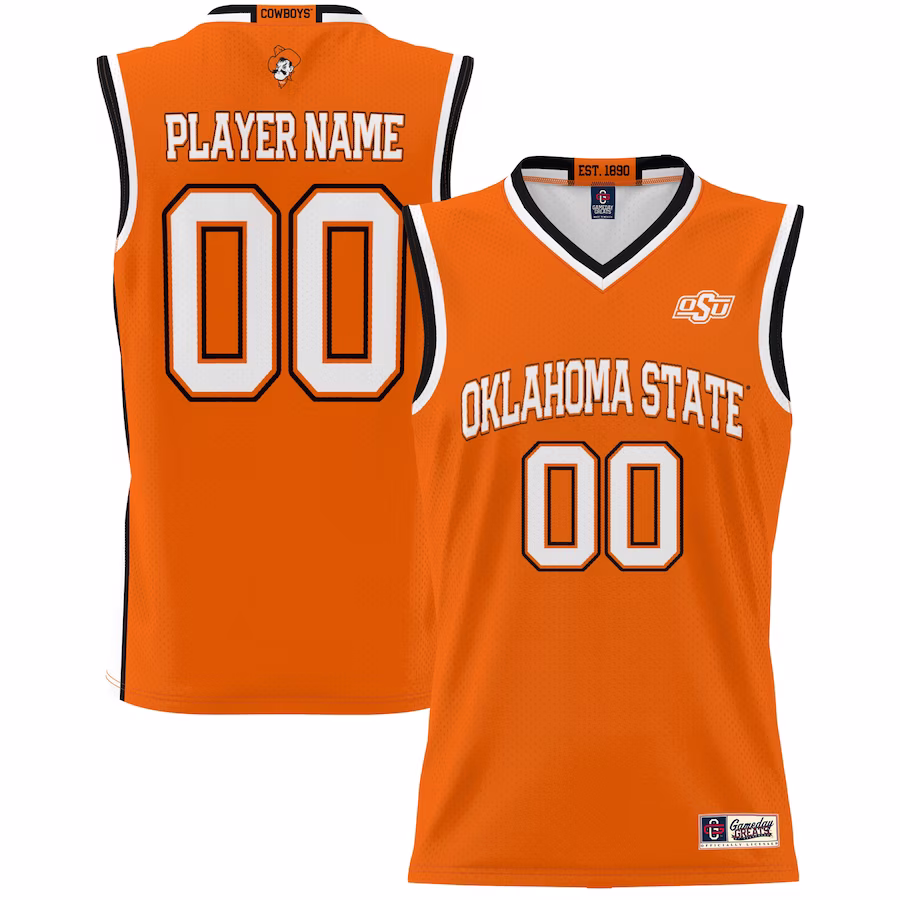 Oklahoma State Cowboys GameDay Greats Youth NIL Pick-A-Player Lightweight Basketball Jersey - Orange - Jersey