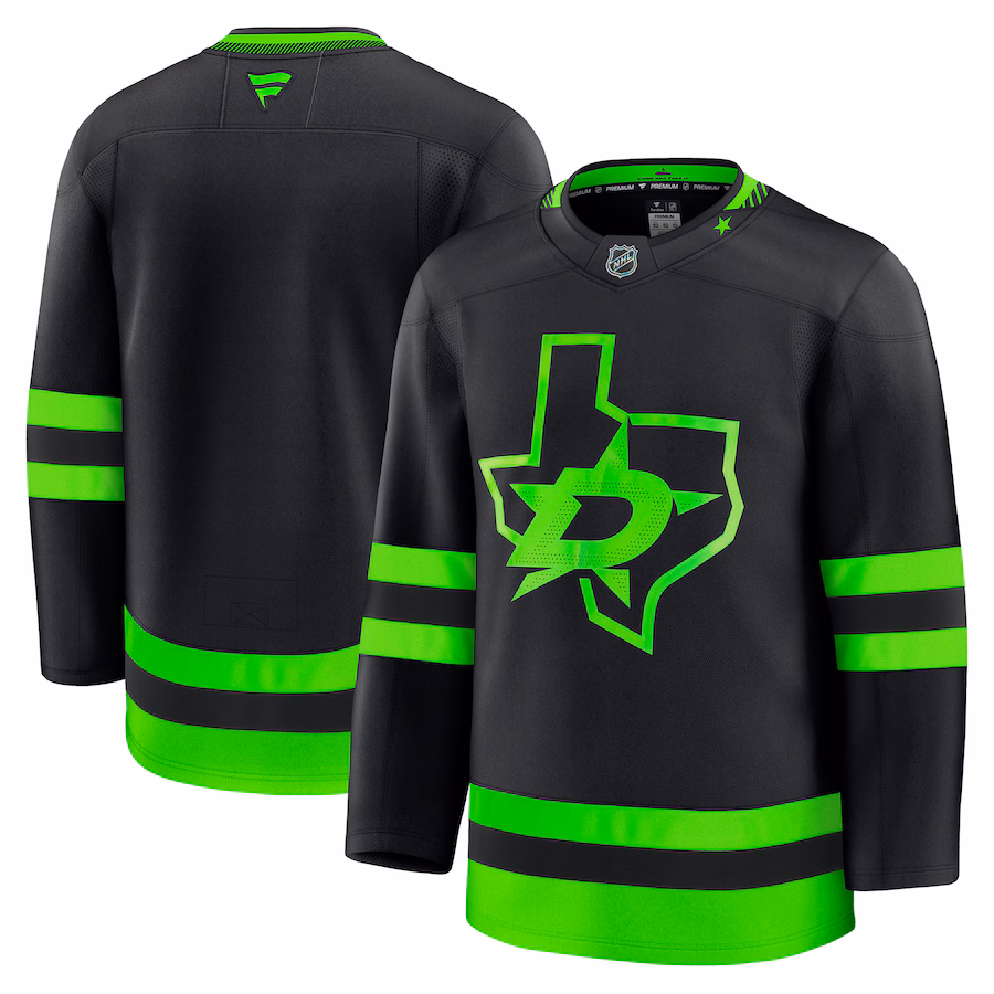 Men's Dallas Stars Fanatics Black Alternate Premium Jersey - Jersey