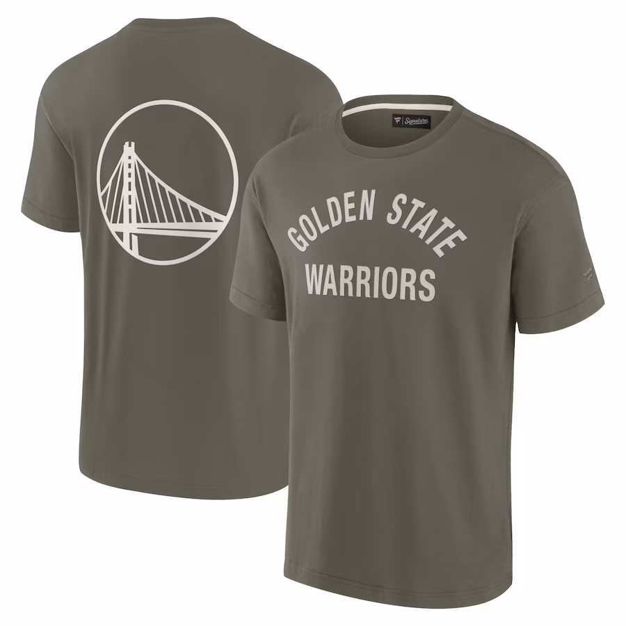 Unisex Golden State Warriors Fanatics Olive Elements Super Soft Short Sleeve T-Shirt - Jersey
