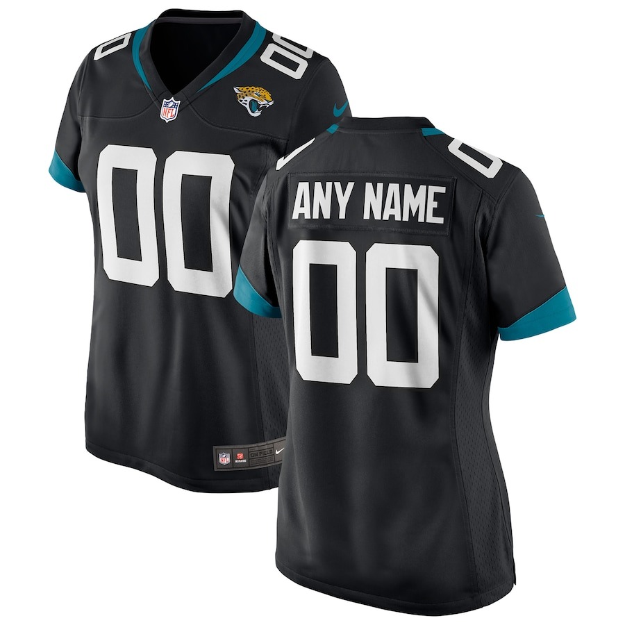 Women's Nike Black Jacksonville Jaguars Custom Jersey - Jersey