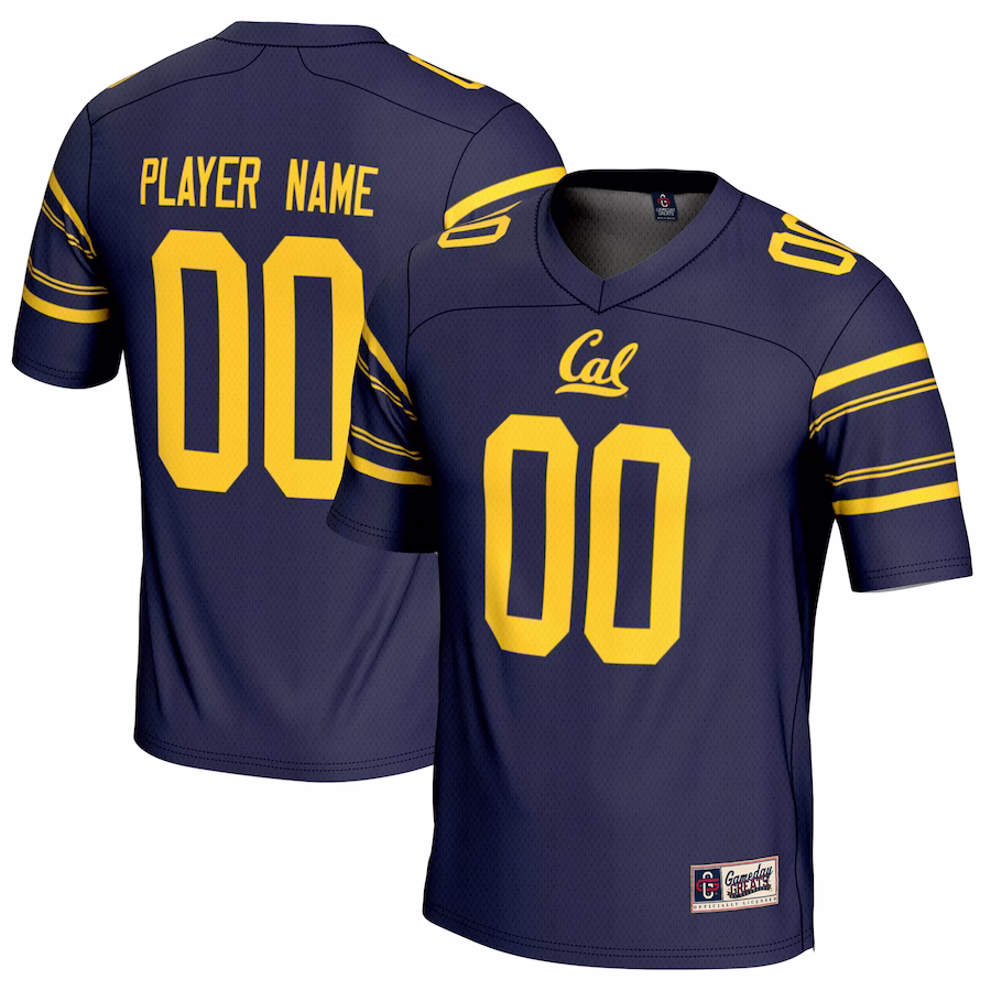 Cal Bears GameDay Greats NIL Pick-A-Player Football Jersey - Navy - Jersey