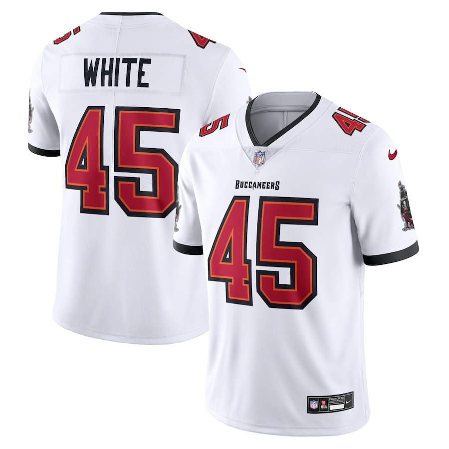 Men's Tampa Bay Buccaneers Devin White Nike White  Vapor Untouchable Limited Jersey - Jersey