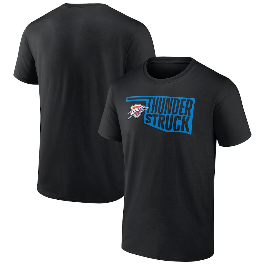 Men's Oklahoma City Thunder Black Team Pride T-Shirt - Jersey