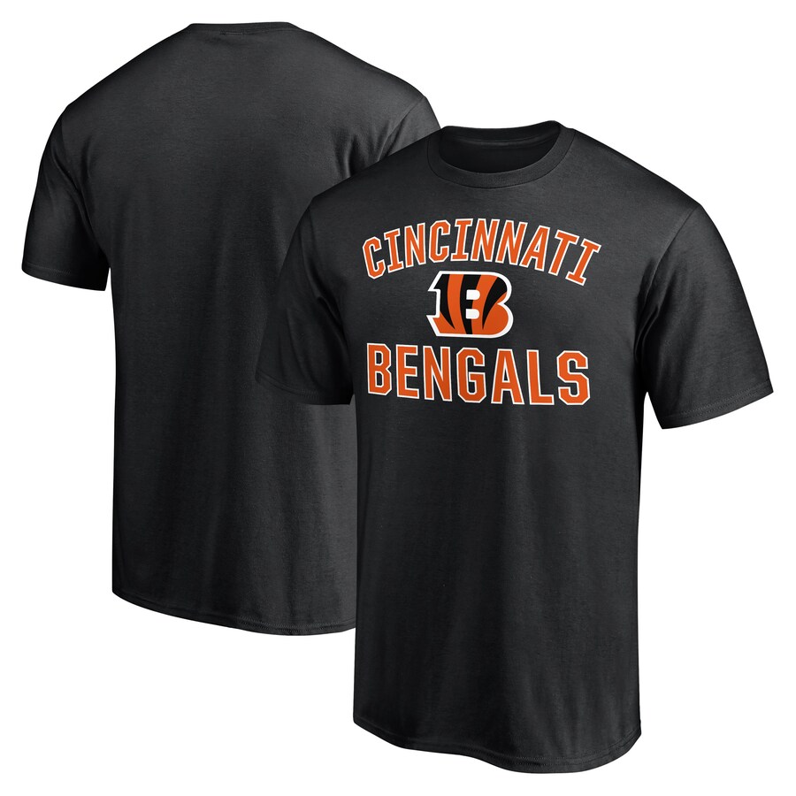 Men's Cincinnati Bengals Fanatics Black  Victory Arch T-Shirt - Jersey