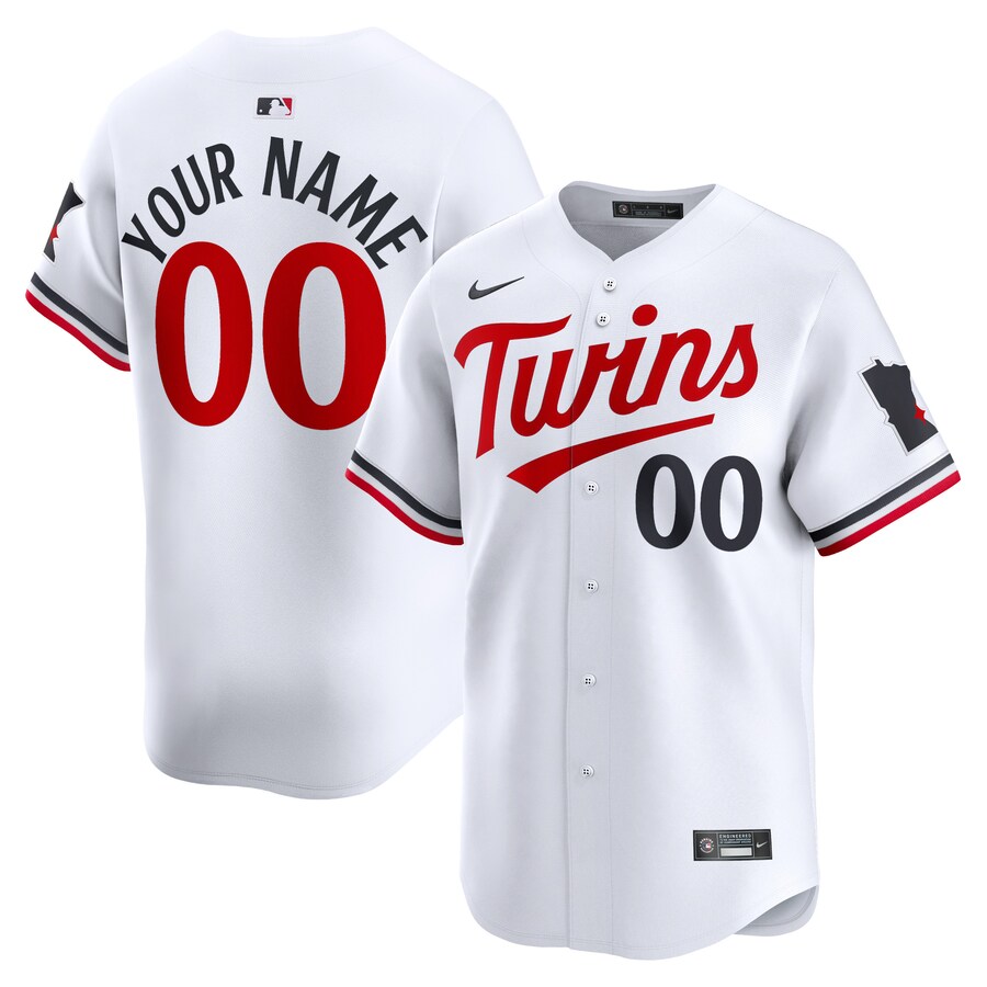 Youth Minnesota Twins Nike White Home Limited Custom Jersey - Jersey
