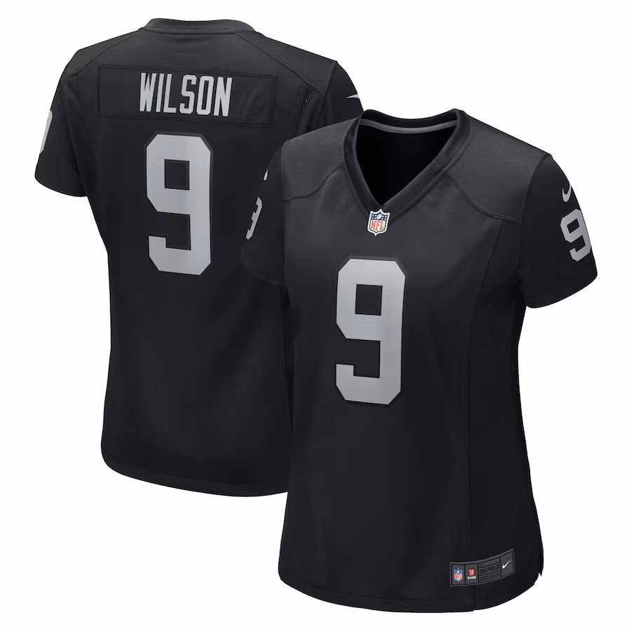 Women's Las Vegas Raiders Tyree Wilson Nike Black Game Jersey - Jersey