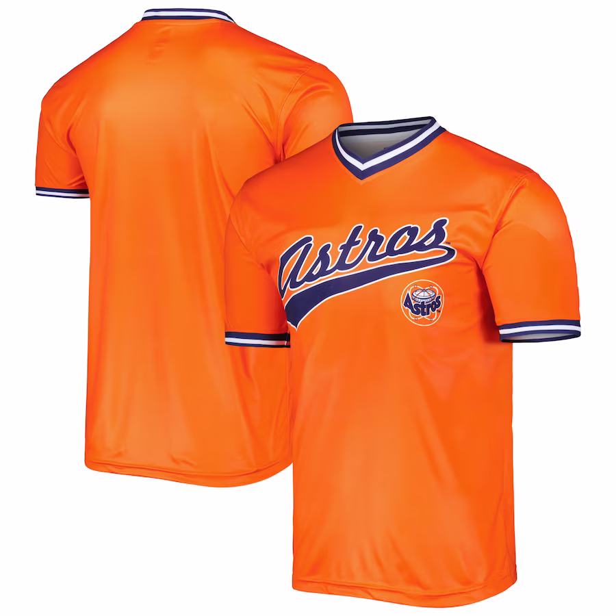 Men's Houston Astros Stitches Orange Cooperstown Collection Team Jersey - Jersey
