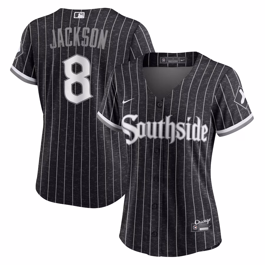 Women's Chicago White Sox Bo Jackson Nike Black City Connect Replica Player Jersey - Jersey