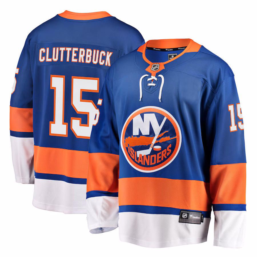 Men's New York Islanders Cal Clutterbuck Fanatics Royal Breakaway Player Jersey - Jersey