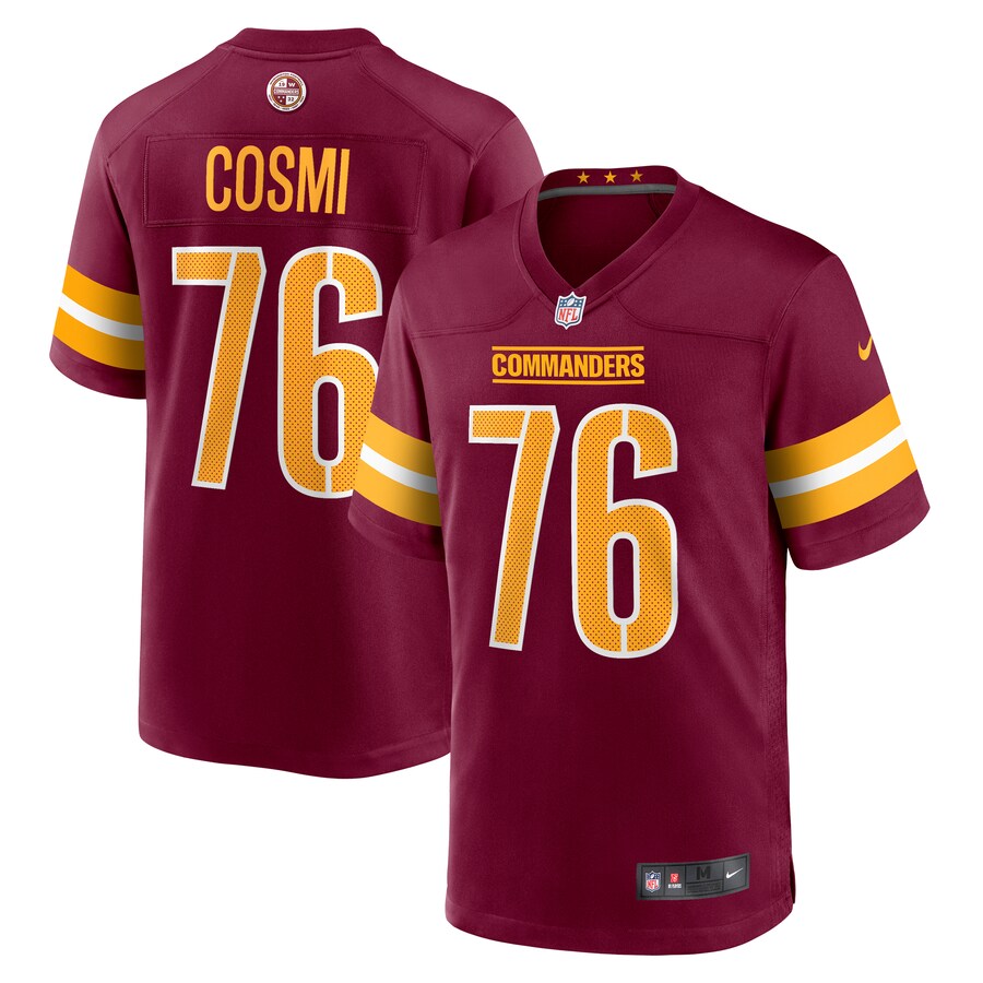 Men's Washington Commanders Sam Cosmi Nike  Burgundy  Game Jersey - Jersey