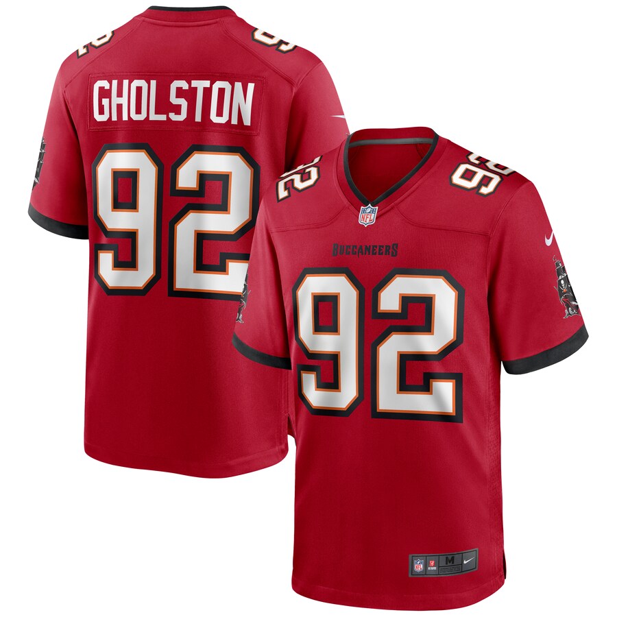 Men's Tampa Bay Buccaneers William Gholston Nike Red Game Jersey - Jersey