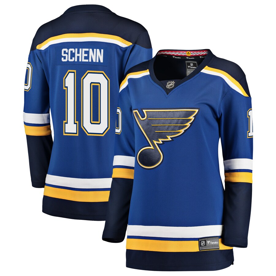 Women's St. Louis Blues Brayden Schenn Fanatics Branded Blue Breakaway Player Jersey - Jersey