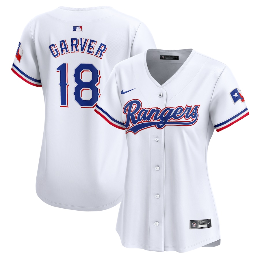 Women's Texas Rangers Mitch Garver Nike White Home Limited Player Jersey - Jersey