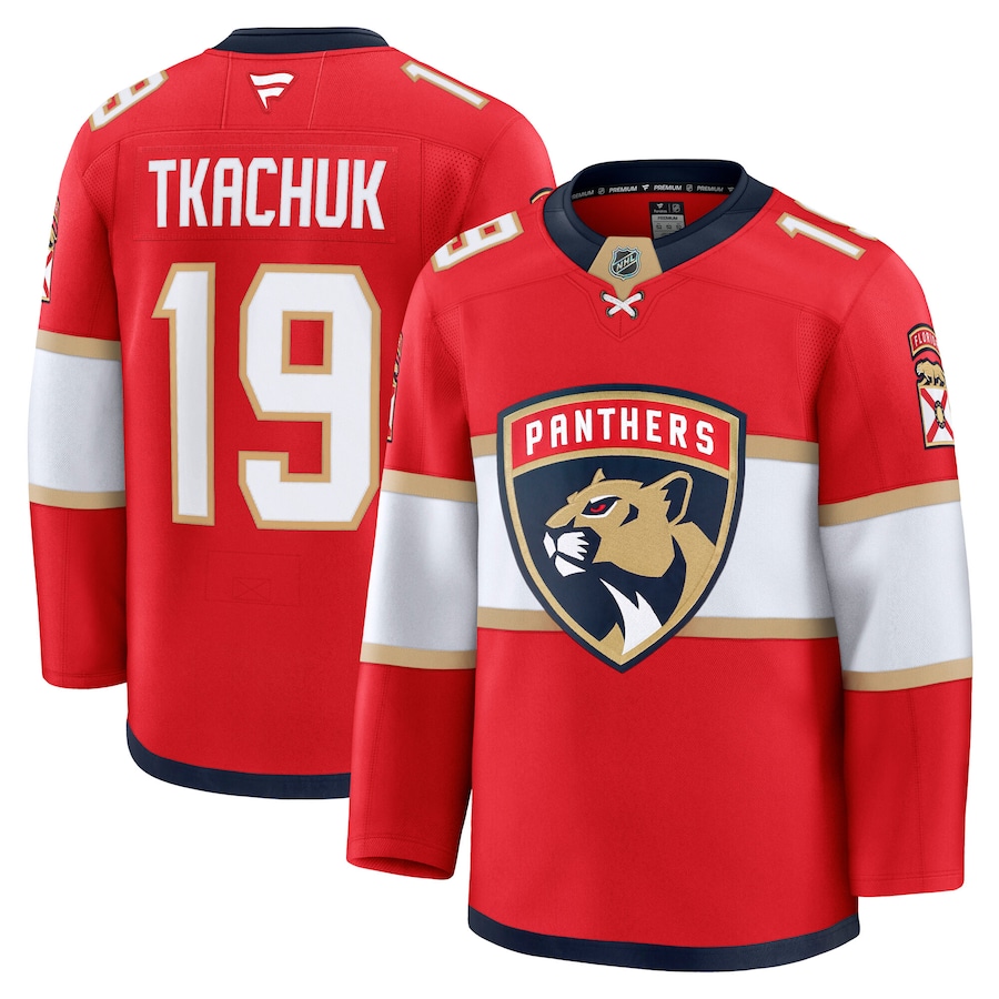 Men's Florida Panthers Matthew Tkachuk Fanatics Red Home Premium Jersey - Jersey