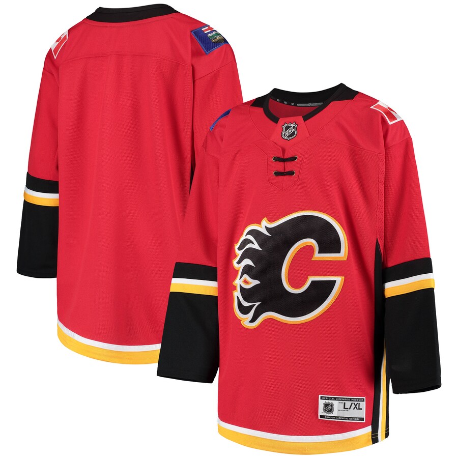 Youth Calgary Flames Red 2020/21 Alternate Premier Jersey - Jersey