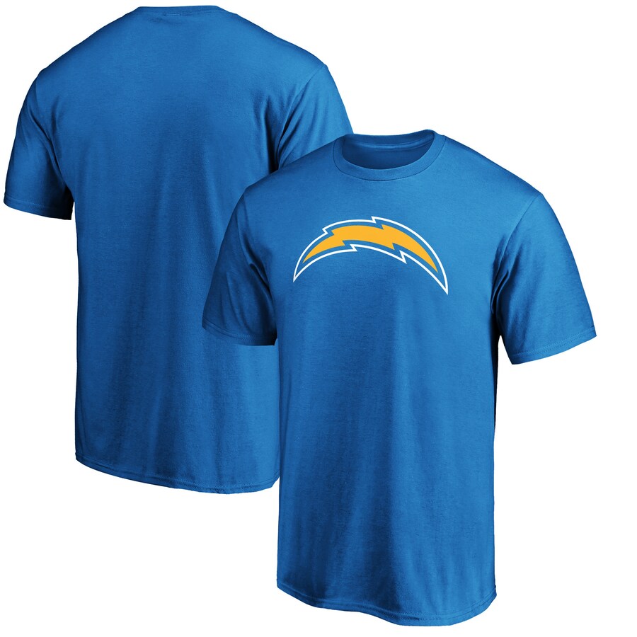 Men's Los Angeles Chargers Fanatics Powder Blue Primary Logo T-Shirt - Jersey
