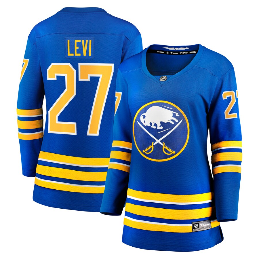 Women's Buffalo Sabres Devon Levi Fanatics Branded Royal Home Breakaway Player Jersey - Jersey