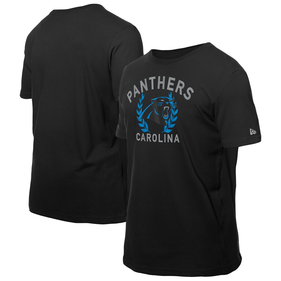 Men's Carolina Panthers New Era Black 2025 NFL Draft T-Shirt - Jersey