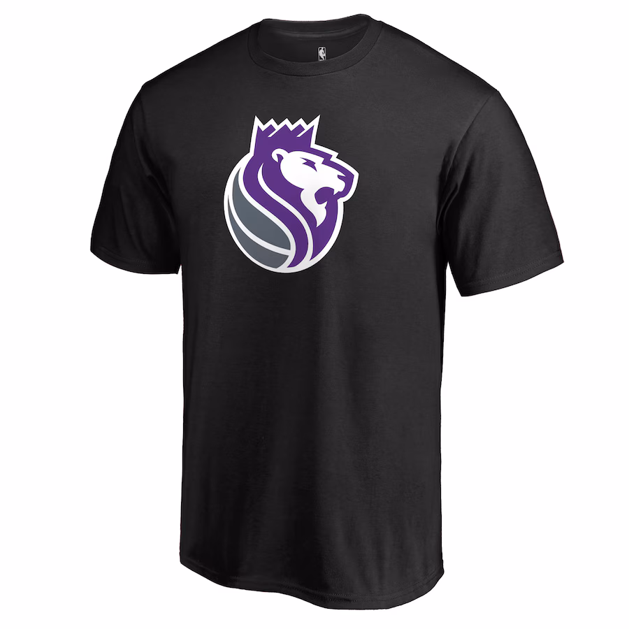 Men's Sacramento Kings Black Alternate Logo T-Shirt - Jersey