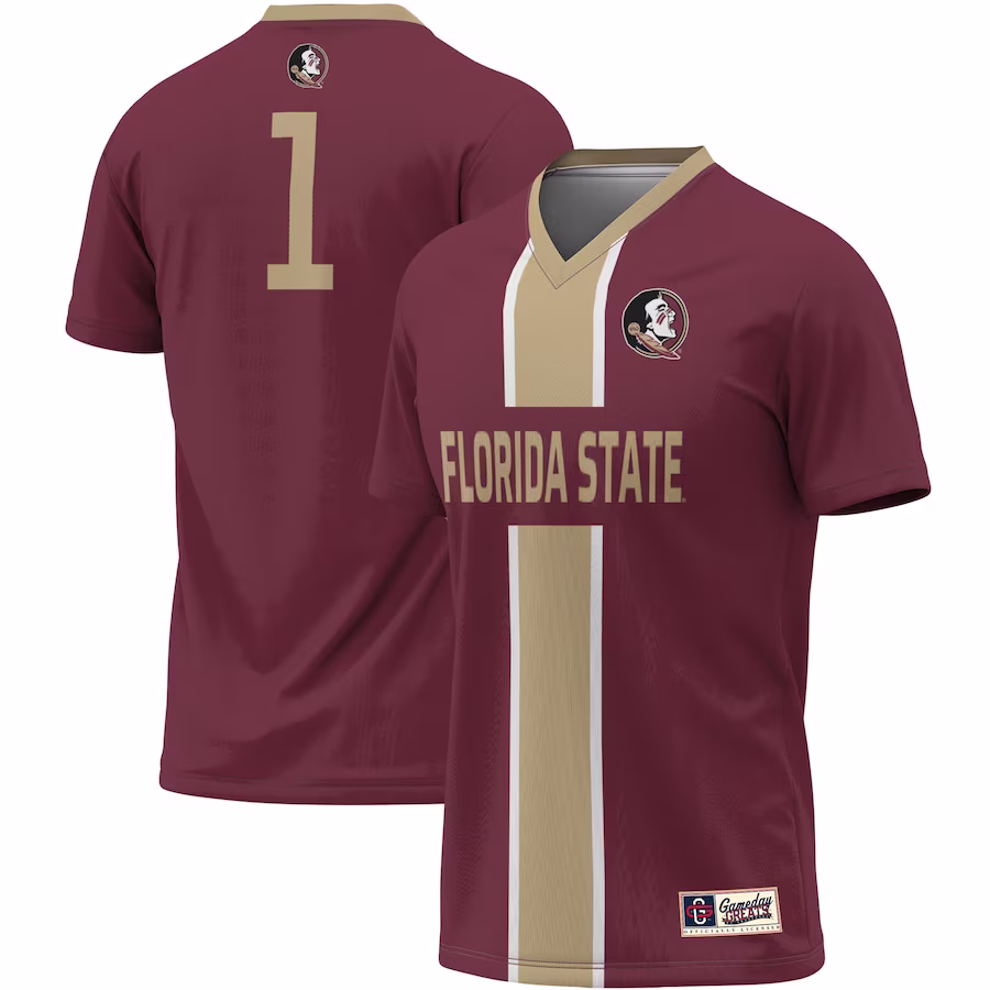 #1 Florida State Seminoles ProSphere Unisex Lightweight Soccer Jersey - Garnet - Jersey