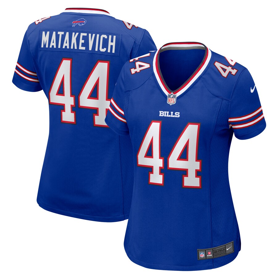Women's Buffalo Bills Tyler Matakevich Nike  Royal  Game Jersey - Jersey