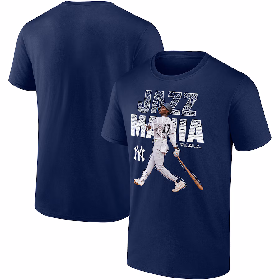 Men's New York Yankees Jazz Chisholm Jr. Navy Jazz Mania T-Shirt - Jersey
