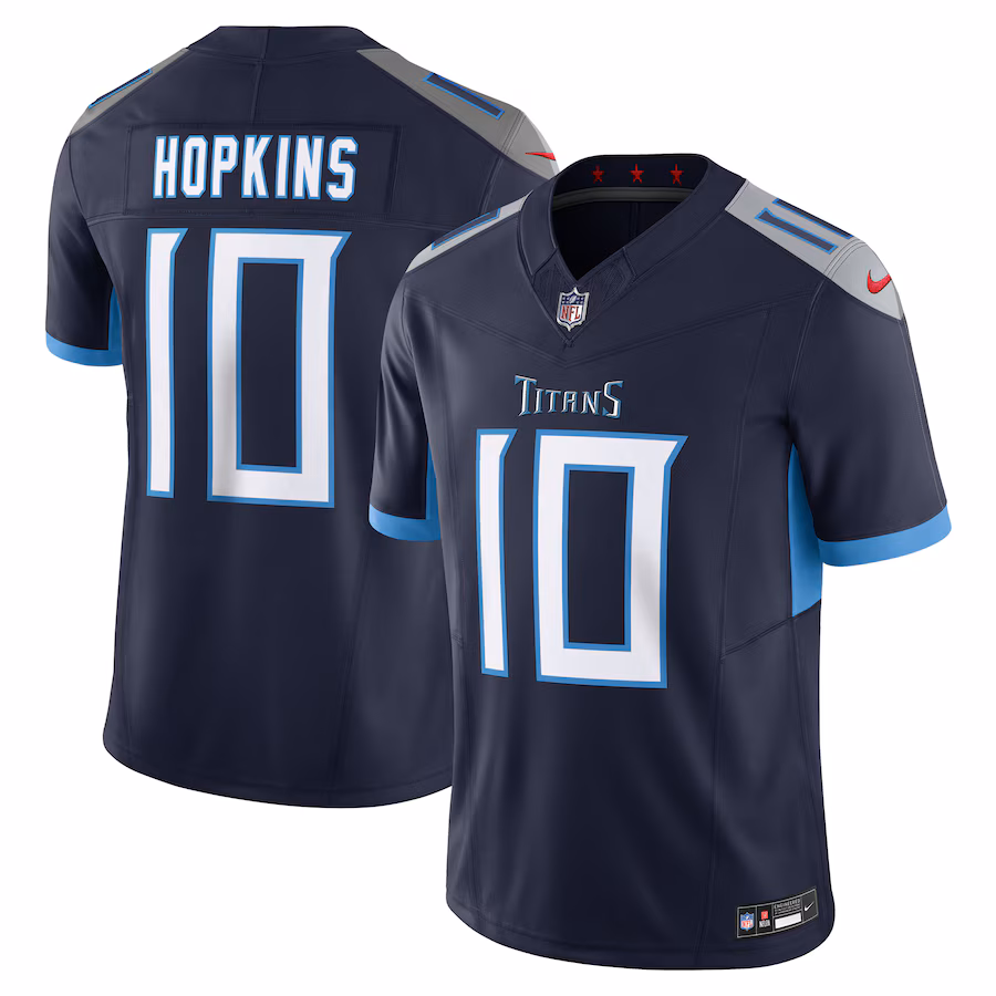 Men's Tennessee Titans DeAndre Hopkins Nike Navy Vapor F.U.S.E. Limited Jersey - Jersey